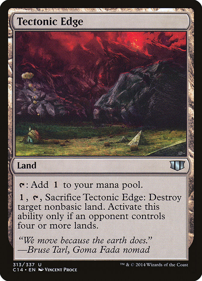 Magic | Tectonic Edge [Commander 2014] | The Nerd Merchant