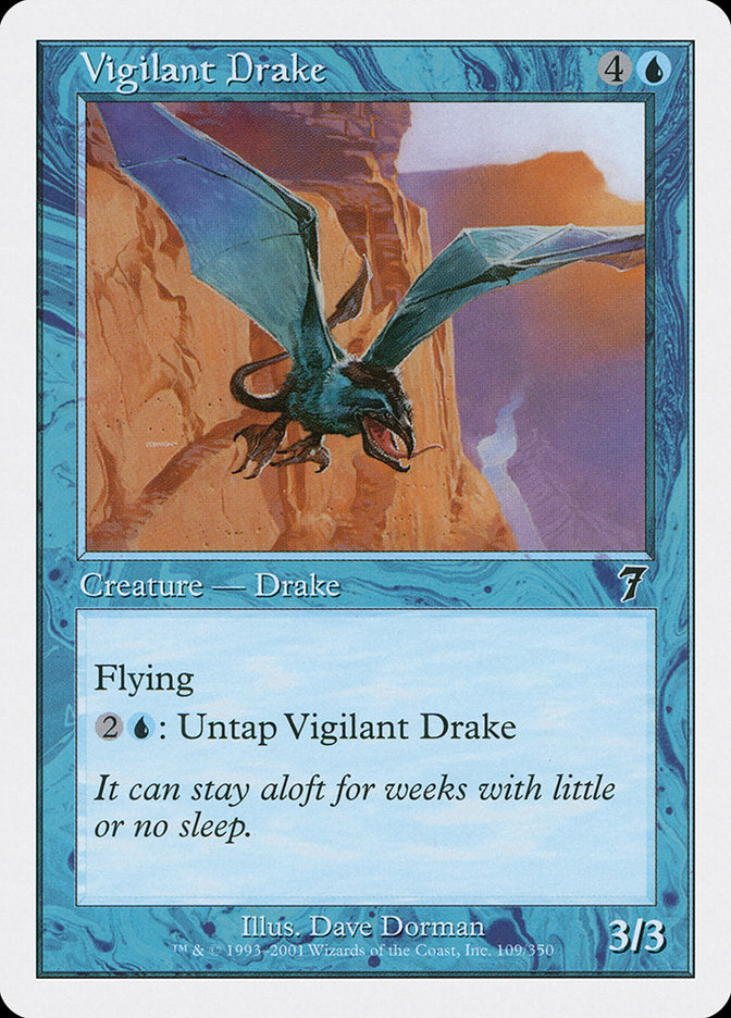 Magic | Vigilant Drake [Seventh Edition] | The Nerd Merchant