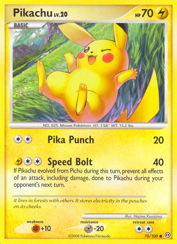 Pokemon | Pikachu (70/100) [Diamond & Pearl: Stormfront] | The Nerd Merchant
