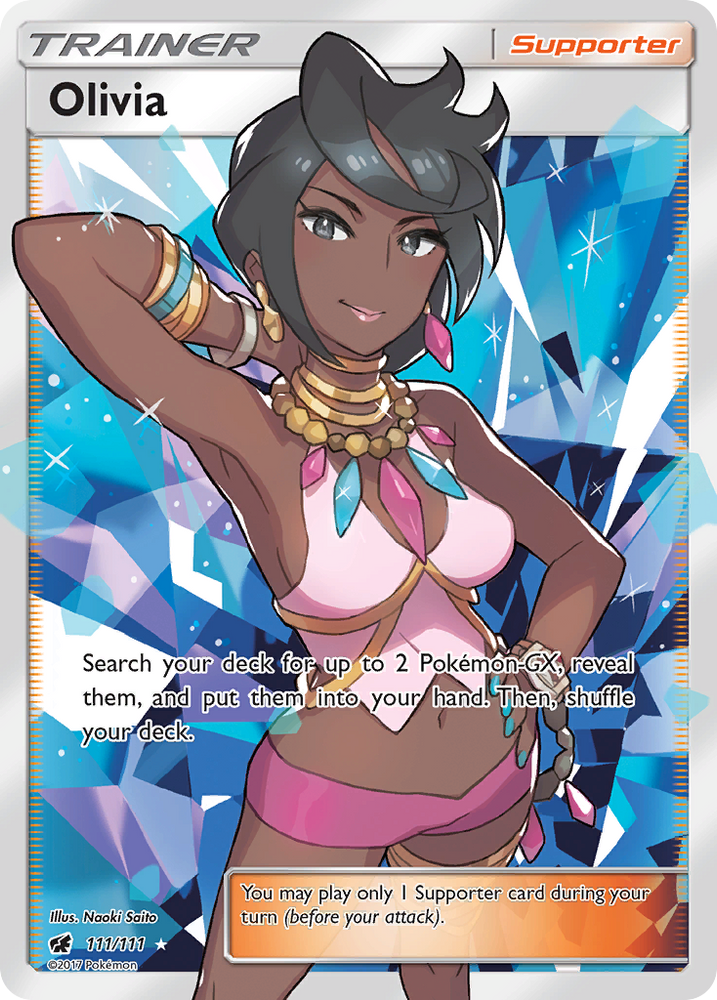 Pokemon | Olivia (111/111) [Sun & Moon: Crimson Invasion] | The Nerd Merchant