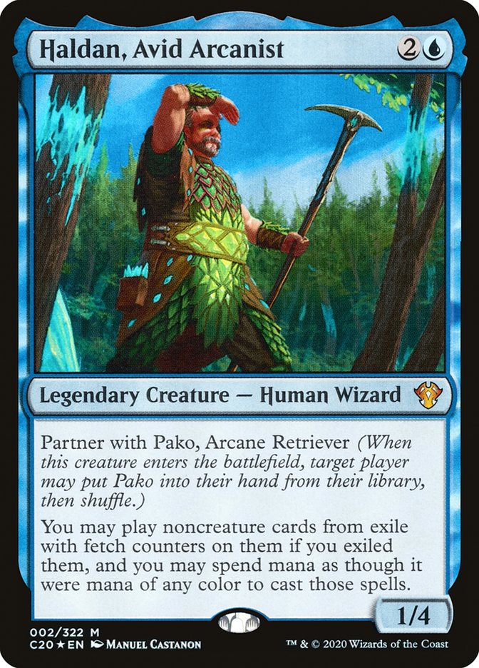 Magic | Haldan, Avid Arcanist [Commander 2020] | The Nerd Merchant