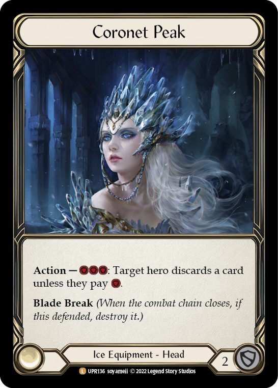 Flesh and Blood TCG | Coronet Peak [UPR136] (Uprising)  Rainbow Foil | The Nerd Merchant