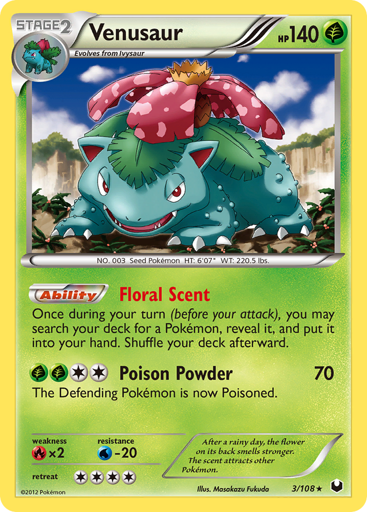 Pokemon | Venusaur (3/108) [Black & White: Dark Explorers] | The Nerd Merchant