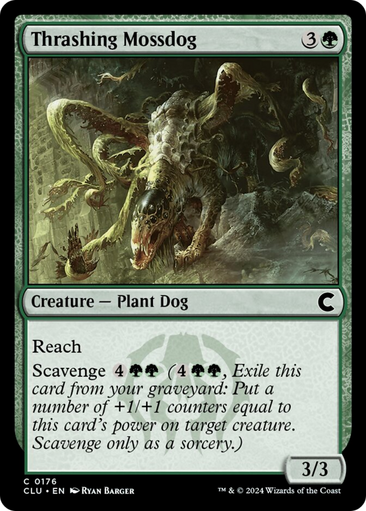 Magic | Thrashing Mossdog [Ravnica: Clue Edition] | The Nerd Merchant