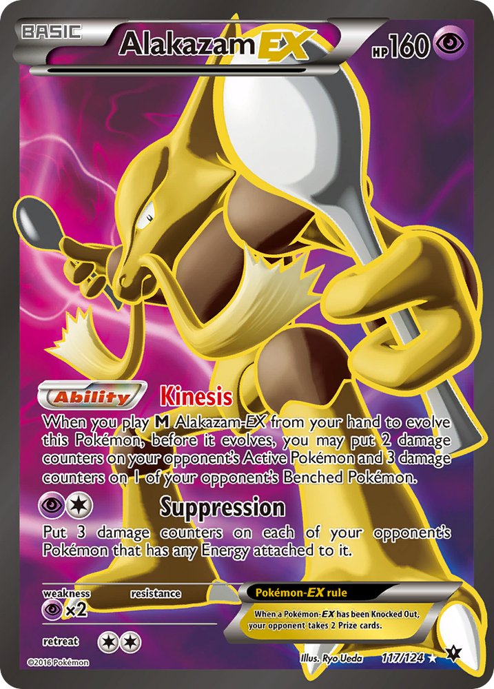 Pokemon | Alakazam EX (117/124) [XY: Fates Collide] | The Nerd Merchant