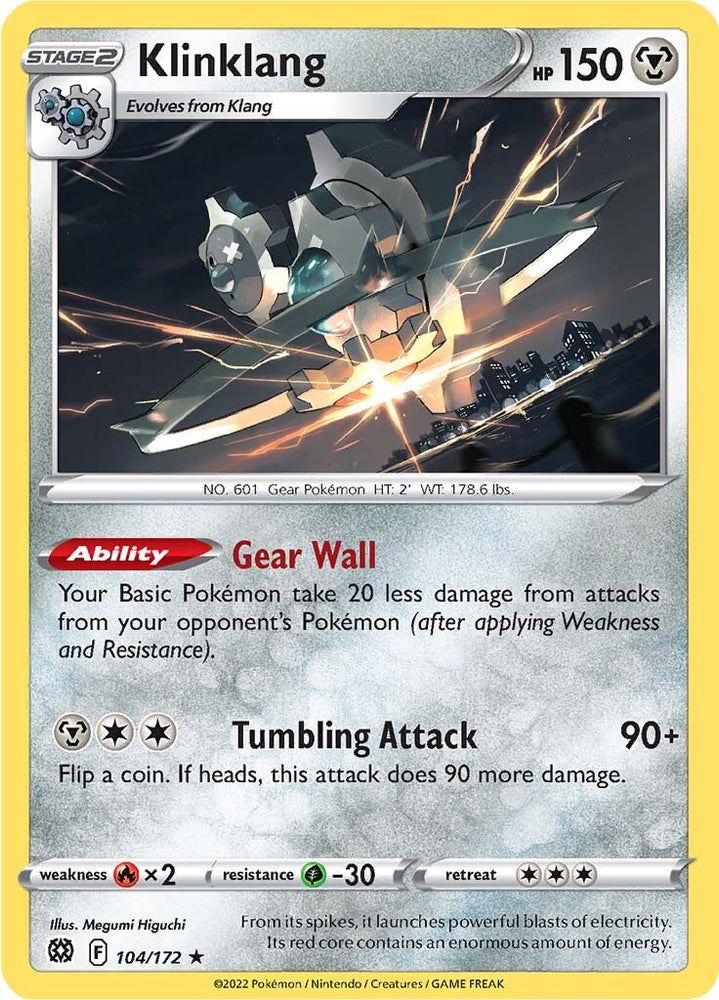 Pokemon | Klinklang (104/172) [Sword & Shield: Brilliant Stars] | The Nerd Merchant