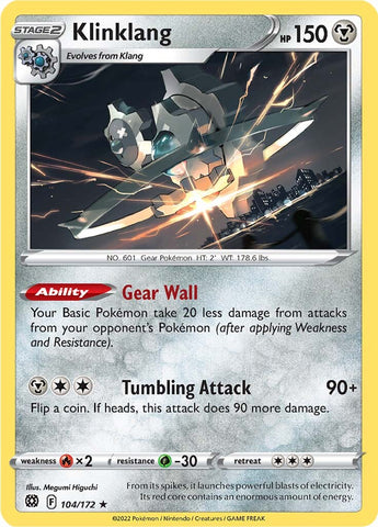 Pokemon | Klinklang (104/172) [Sword & Shield: Brilliant Stars] | The Nerd Merchant