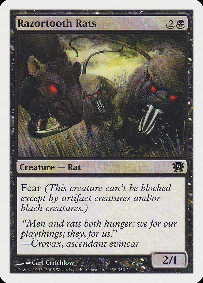 Magic | Razortooth Rats [Ninth Edition] | The Nerd Merchant