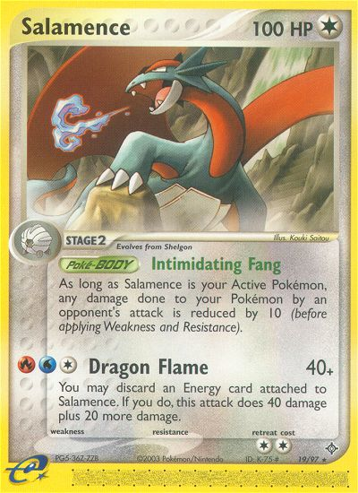 Pokemon | Salamence (19/97) [EX: Dragon] | The Nerd Merchant