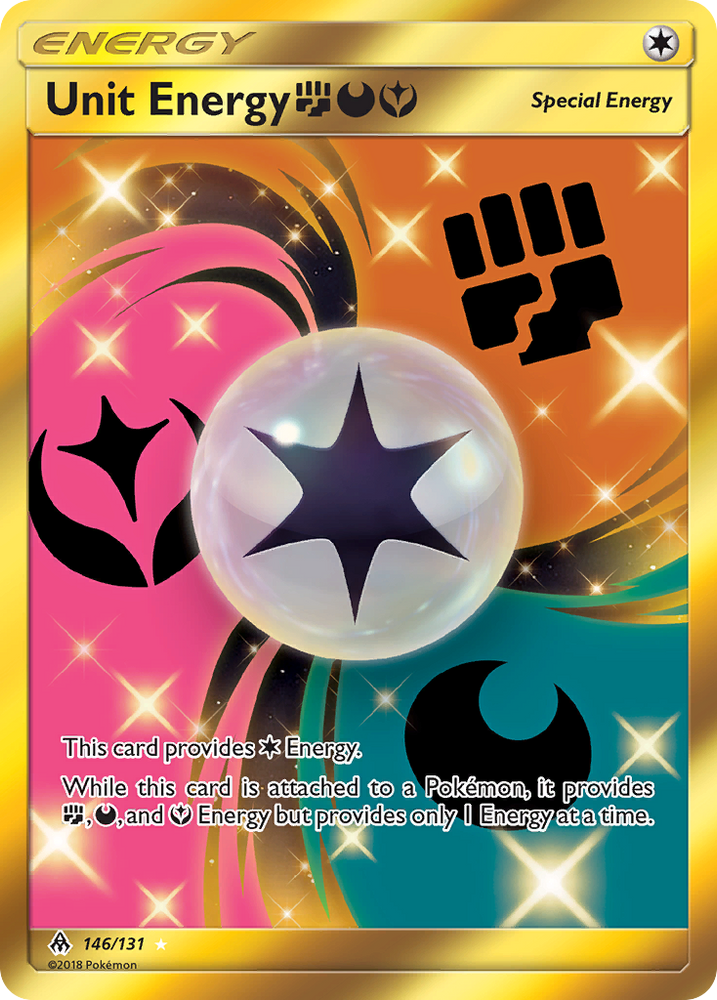 Pokemon | Unit Energy (146/131) (Fighting, Darkness, Fairy) [Sun & Moon: Forbidden Light] | The Nerd Merchant