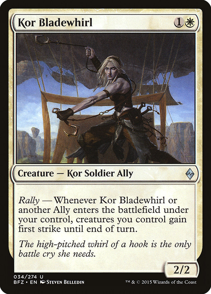 Magic | Kor Bladewhirl [Battle for Zendikar] | The Nerd Merchant