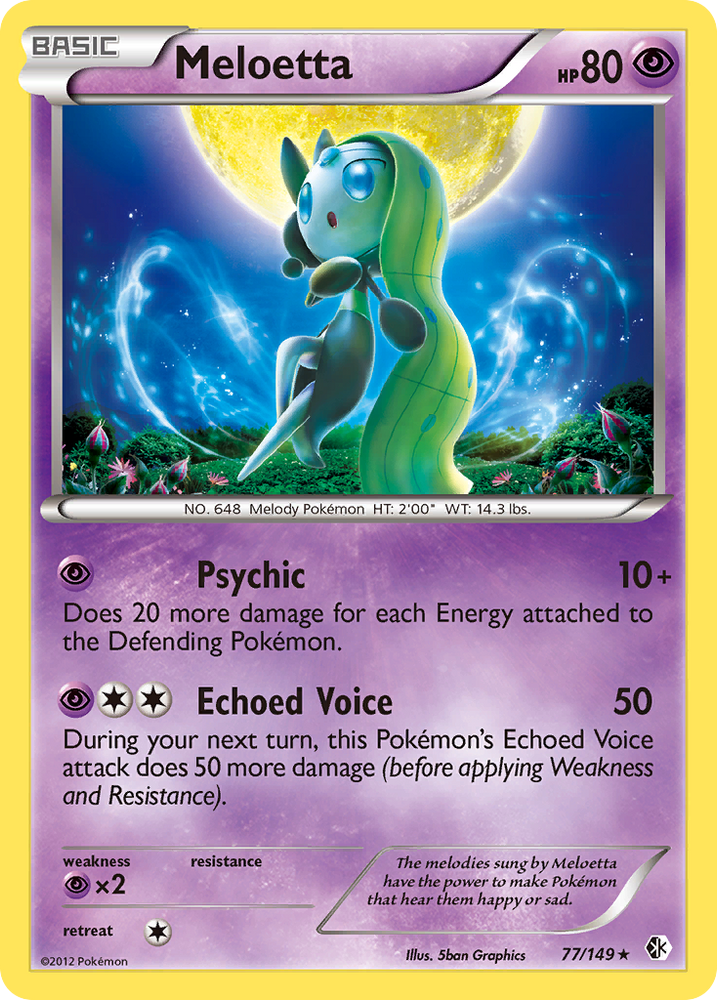 Pokemon | Meloetta (77/149) [Black & White: Boundaries Crossed] | The Nerd Merchant