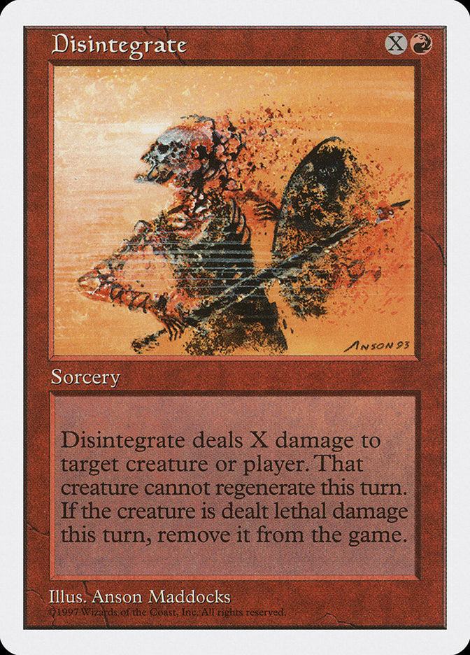 Magic | Disintegrate [Fifth Edition] | The Nerd Merchant
