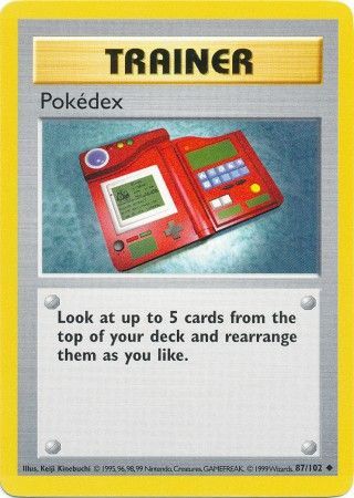 Pokemon | Pokedex (87/102) [Base Set Shadowless Unlimited] | The Nerd Merchant