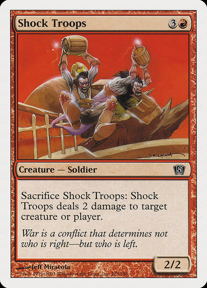 Magic | Shock Troops [Eighth Edition] | The Nerd Merchant