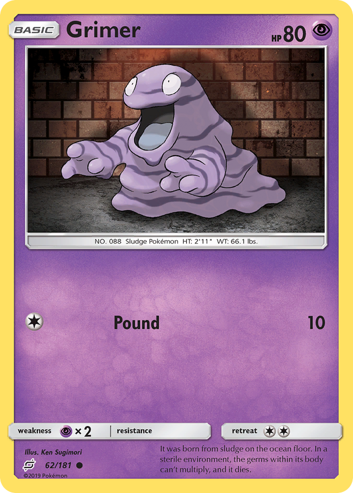 Pokemon | Grimer (62/181) [Sun & Moon: Team Up] | The Nerd Merchant