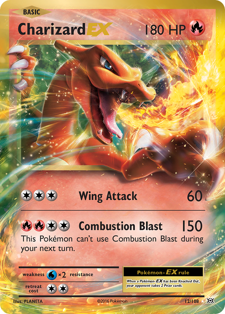 Pokemon | Charizard EX (12/108) [XY: Evolutions] | The Nerd Merchant