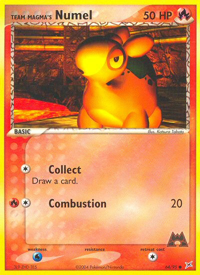 Pokemon | Team Magma's Numel (64/95) [EX: Team Magma vs Team Aqua] | The Nerd Merchant