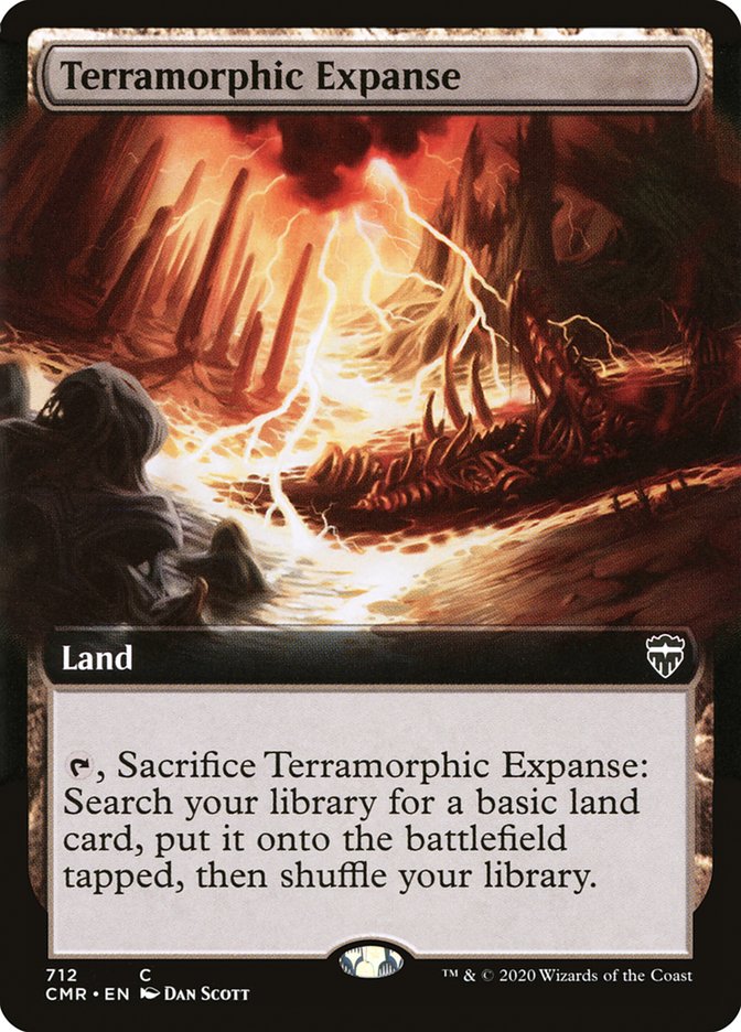 Magic | Terramorphic Expanse (Extended Art) [Commander Legends] | The Nerd Merchant