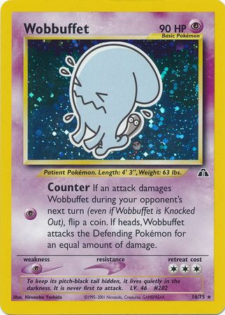 Pokemon | Wobbuffet (16/75) [Neo Discovery Unlimited] | The Nerd Merchant