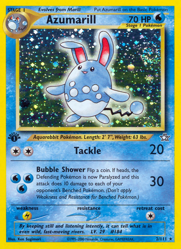 Pokemon | Azumarill (2/111) [Neo Genesis 1st Edition] | The Nerd Merchant