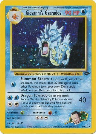 Pokemon | Giovanni's Gyarados (5/132) [Gym Challenge Unlimited] | The Nerd Merchant