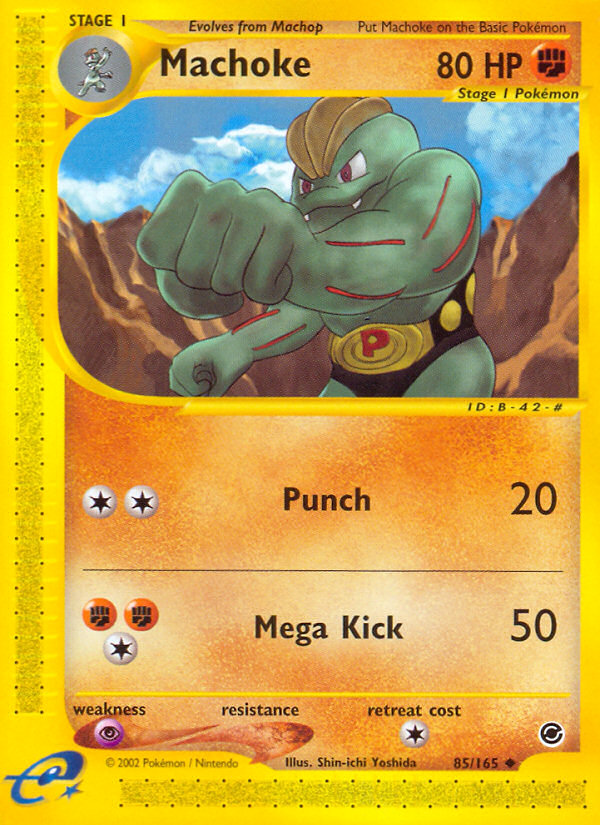 Pokemon | Machoke (85/165) [Expedition: Base Set] | The Nerd Merchant