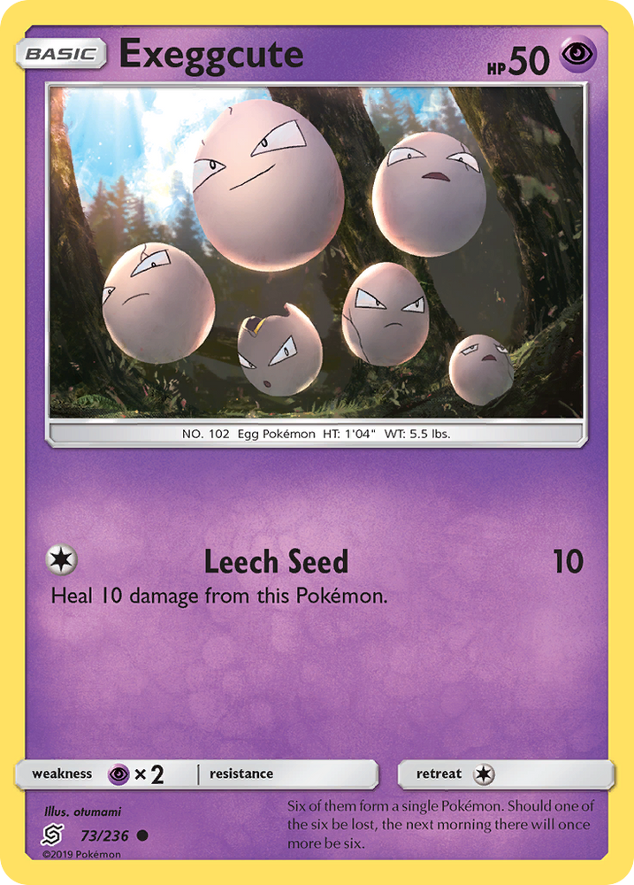 Pokemon | Exeggcute (73/236) [Sun & Moon: Unified Minds] | The Nerd Merchant