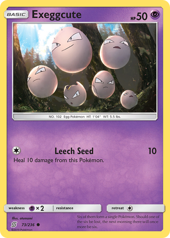 Pokemon | Exeggcute (73/236) [Sun & Moon: Unified Minds] | The Nerd Merchant