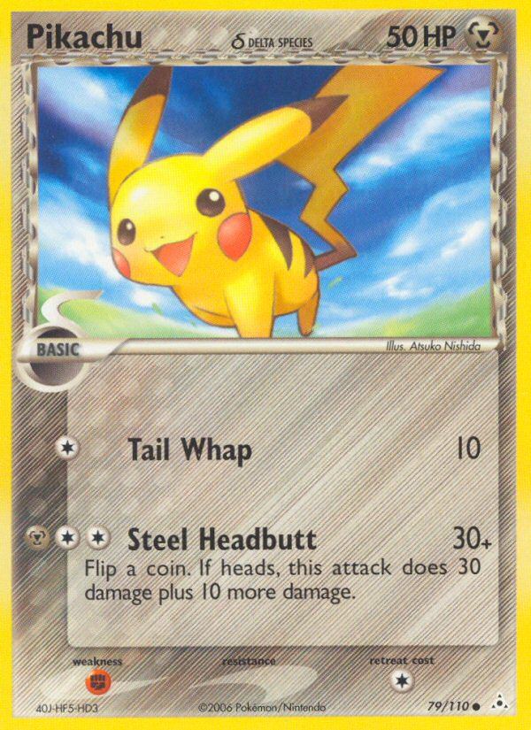 Pokemon | Pikachu (79/110) (Delta Species) [EX: Holon Phantoms] | The Nerd Merchant