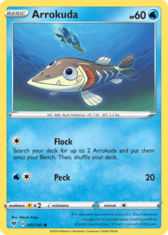 Pokemon | Arrokuda (041/185) [Sword & Shield: Vivid Voltage] | The Nerd Merchant