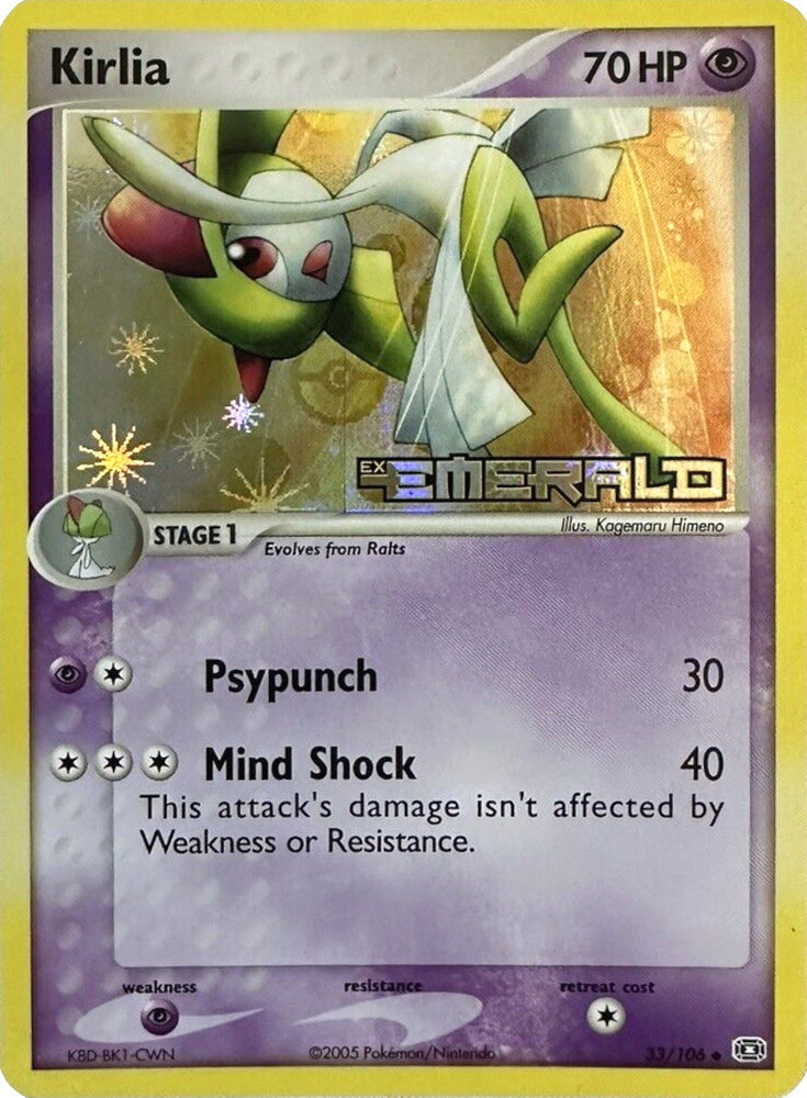 Pokemon | Kirlia (33/106) (Stamped) [EX: Emerald] | The Nerd Merchant