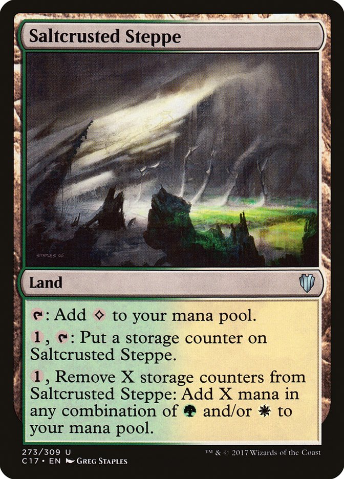 Magic | Saltcrusted Steppe [Commander 2017] | The Nerd Merchant