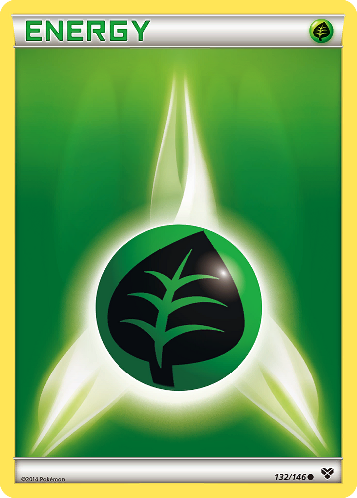 Pokemon | Grass Energy (132/146) [XY: Base Set] | The Nerd Merchant