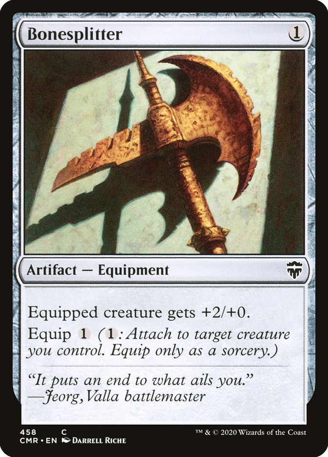Magic | Bonesplitter [Commander Legends] | The Nerd Merchant