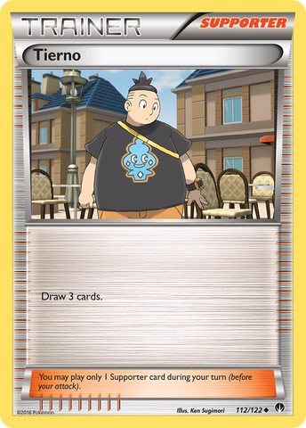 Pokemon | Tierno (112/122) [XY: BREAKpoint] | The Nerd Merchant