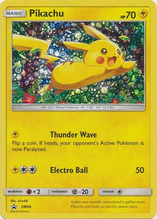 Pokemon | Pikachu (SM04) (General Mills Promo) [Sun & Moon: Black Star Promos] | The Nerd Merchant