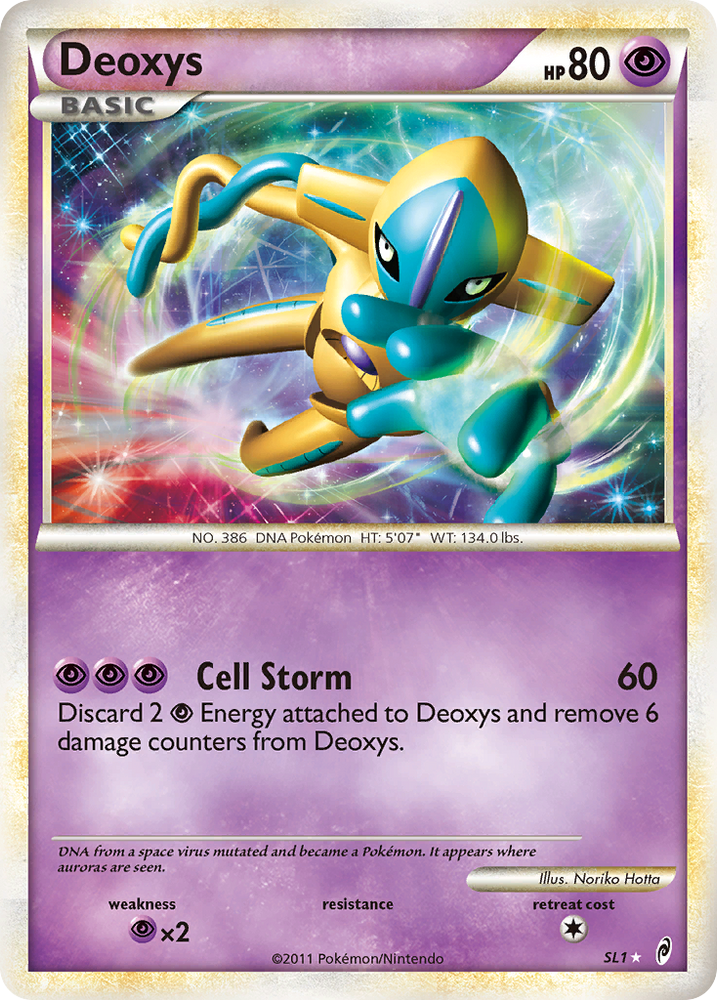 Pokemon | Deoxys (SL1) [HeartGold & SoulSilver: Call of Legends] | The Nerd Merchant
