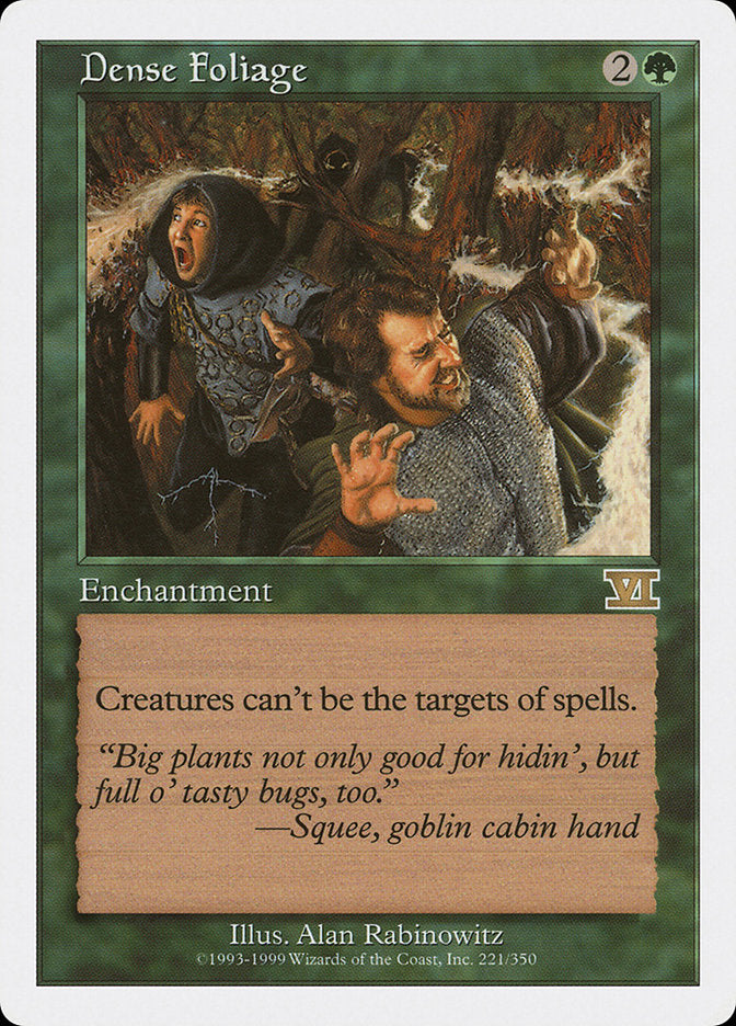 Magic | Dense Foliage [Classic Sixth Edition] | The Nerd Merchant