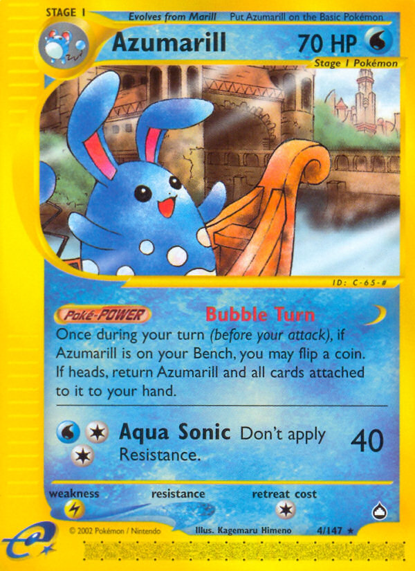Pokemon | Azumarill (4/147) [Aquapolis] | The Nerd Merchant