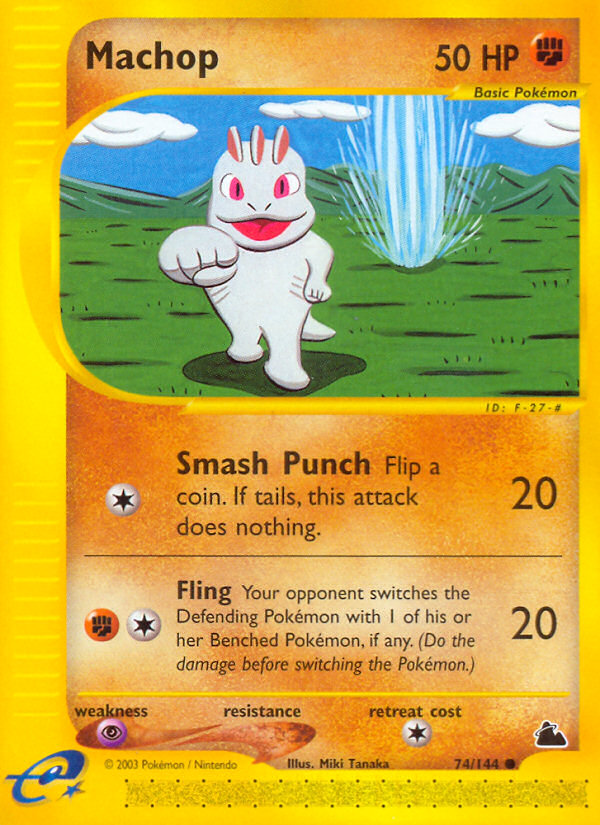 Pokemon | Machop (74/144) [Skyridge] | The Nerd Merchant