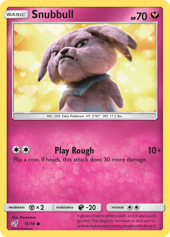 Pokemon | Snubbull (15/18) [Sun & Moon: Detective Pikachu] | The Nerd Merchant