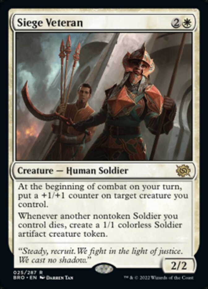 Magic | Siege Veteran [The Brothers' War] | The Nerd Merchant