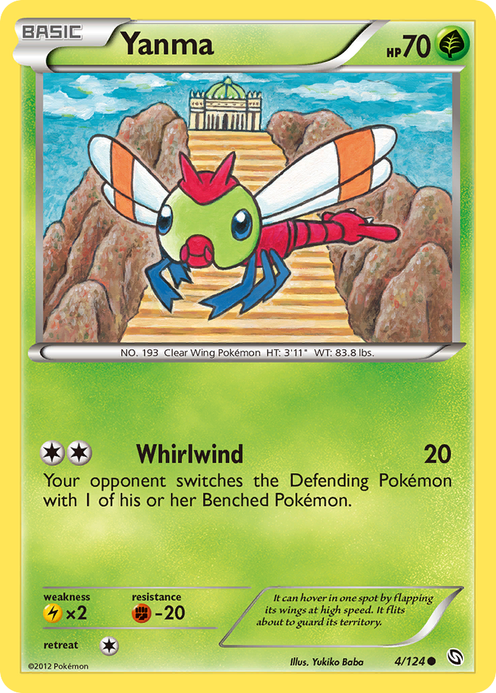 Pokemon | Yanma (4/124) [Black & White: Dragons Exalted] | The Nerd Merchant