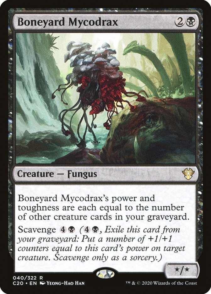 Magic | Boneyard Mycodrax [Commander 2020] | The Nerd Merchant