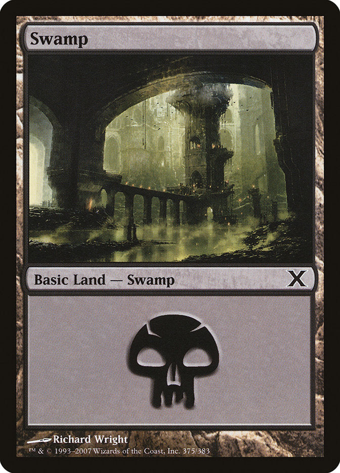 Magic | Swamp (375) [Tenth Edition] | The Nerd Merchant