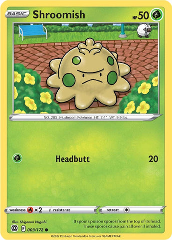 Pokemon | Shroomish (003/172) [Sword & Shield: Brilliant Stars] | The Nerd Merchant