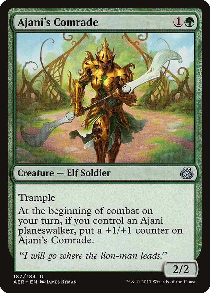 Magic | Ajani's Comrade [Aether Revolt] | The Nerd Merchant