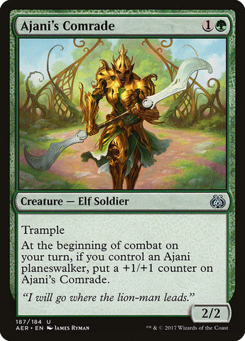 Magic | Ajani's Comrade [Aether Revolt] | The Nerd Merchant