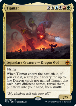 Magic | Tiamat [Dungeons & Dragons: Adventures in the Forgotten Realms] | The Nerd Merchant